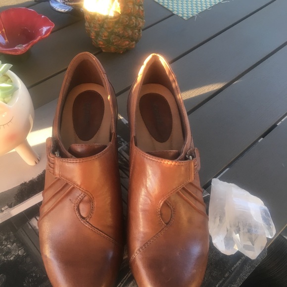 🆕W BOX EARTH VOYAGER ALMOND CALF LEATHER BOOTIES - Picture 7 of 7